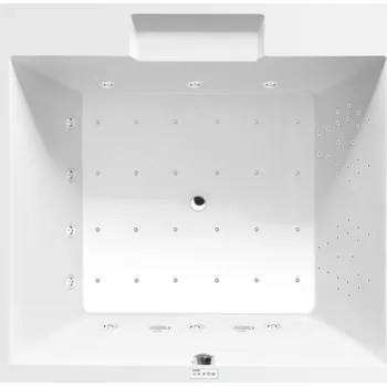 Vana CAME hydromasážní vana, 175x175x50cm, Highline Hydro-Air, chrom