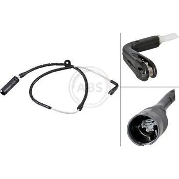 Brzdová destička Výstražný kontakt, opotřebení obložení A.B.S. 39592