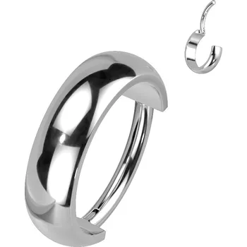 Piercing Šperky4U Segment kruh - helix / cartilage / tragus piercing TITAN - TIT1223-1208