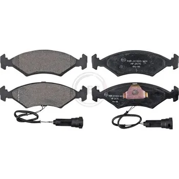 Brzdová destička Sada brzdových destiček, kotoučová brzda A.B.S. 36485