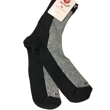 Pánské ponožky Surtex celoroční ponožky 75% Merino světle šedá Velikost: 43-46