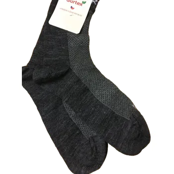 Pánské ponožky Surtex celoroční ponožky 75% Merino tmavě šedá Velikost: 43-46