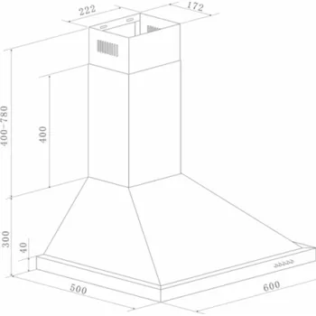 Digestoř Respecta CH 22078 IXB, digestoř