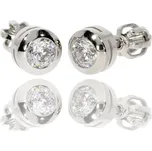 Zlatnictví Helios Náušnice z bílého zlata B48666 Váha: 1,65g