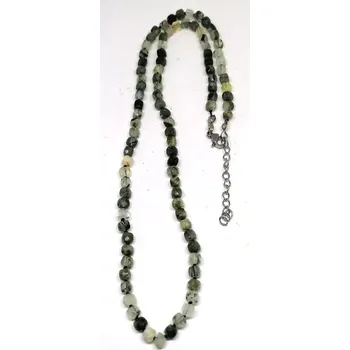 Náhrdelník Exkluzivní náhrdelník z prehnitu fazetovaného