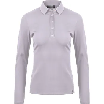 Dámská móda Kjus Women Celin Polo L/S S/36, White, dámské