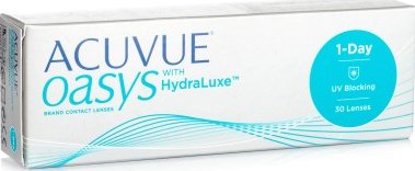 Jednodenní kontaktní čočky Acuvue Oasys 1-Day with HydraLuxe (30 čoček) Acuvue