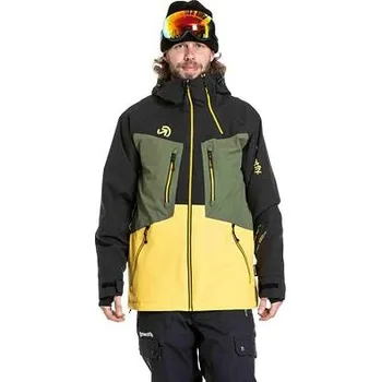 Meatfly pánská SNB & SKI bunda Cronos Black / Solar Power | Černá | Velikost L