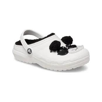 Pánské pantofle Crocs Nazouváky Classic Lined Iam Panda Bear Clog K 210400 Bílá 29_30