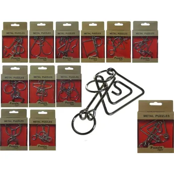 Hlavolam Kovový hlavolam mix