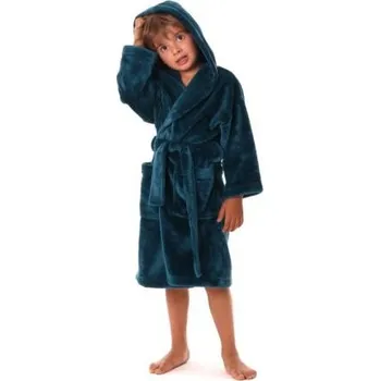 Dámské oblečení Dětský župan Vestis SIENA 9156 petrolejová - Velikost 128