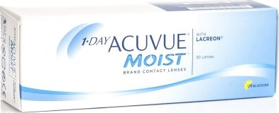 Jednodenní kontaktní čočky 1 Day Acuvue Moist (30 čoček) Acuvue