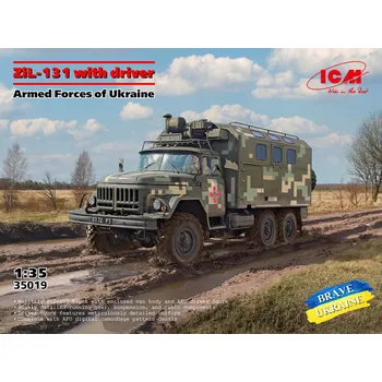 Plastikový model 1:35 ZiL-131 w/ Driver, Armed Forces of Ukraine