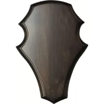 Podložka pod myš Štítek srnec frézovaný - č.36 - 15x24 cm (Dřevěná podložka)