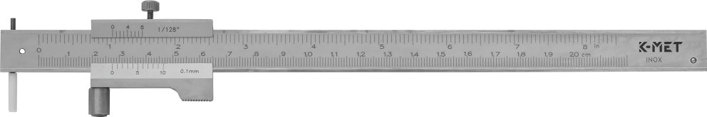 Posuvné měřítko rýsovací K-MET 400/40 mm - včetně náhradního hrotu (6005-55)