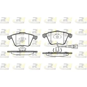 Brzdová destička Klocki hamulcowe 607200, 2964.32