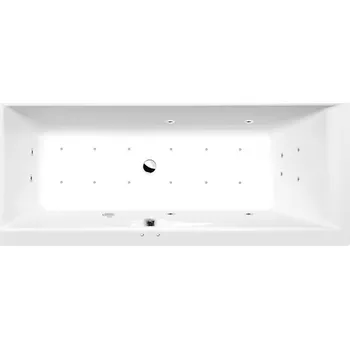 Vana CLEO hydromasážní vana, 180x90x48cm, Active Hydro-Air, chrom