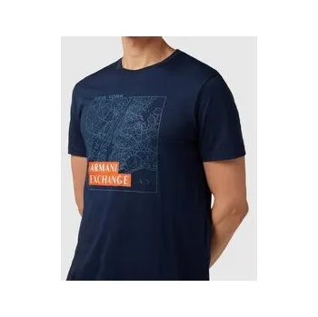 Armani Exchange T-Shirt 6RZTAH ZJA5Z 25DX Tmavomodrá Regular Fit S