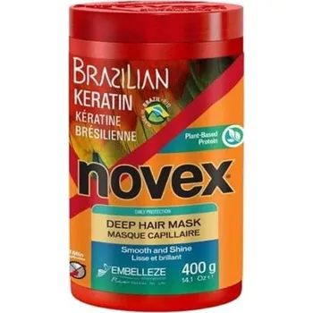 Vlasová regenerace Novex Brazilian Keratin Deep Treatment Mask 400g