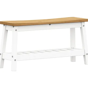 Botník Idea nábytek Botník CORONA 2 bílý vosk