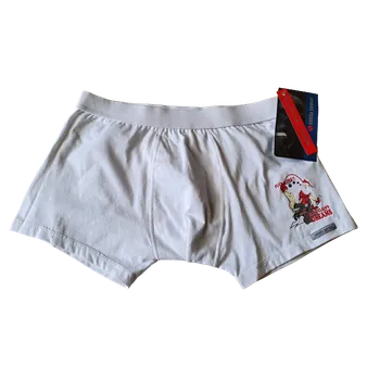 Boxerky Pánské Vánoční boxerky Sesto Senso Barva: bílá, Velikost: L