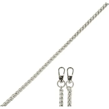 Řetízek Natana Valis elegantní stříbrný řetízek s karabinkou na kabelku 130x0,6cm