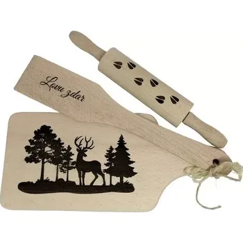 Vařečka Myslivecká kuchyňská sada - jelen (Myslivecká sada)