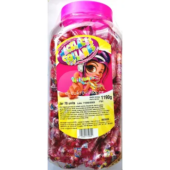 Náhrdelník NÁHRDELNÍK z ovocného komprimátu - CANDY NECKLACES 17g - dóza 70 ks (Candy NECKLACES Collares / dóza 70 ks)