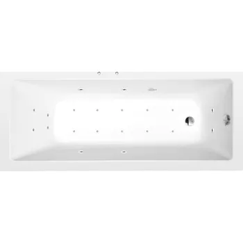 Vana NOEMI hydromasážní vana, 150x80x39cm, Active Hydro-Air, chrom