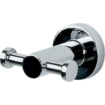 Držák na ručník Spirella nástěnný dvojitý háček ATLANTIC, chromovaná ocel