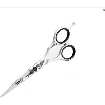 Kadeřnické nůžky KIEPE Professional HD Series 2437 5,5´ White - profi nůžky na vlasy 14,5cm - bílé