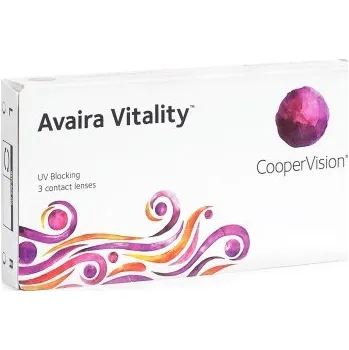 Kontaktní čočky Měsíční kontaktní čočky Avaira Vitality (3 čočky) Avaira