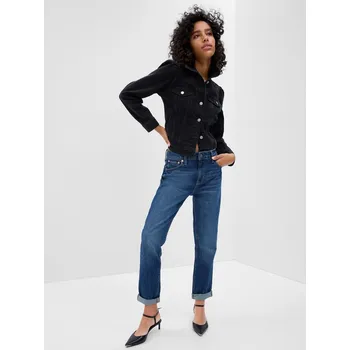 Dámské džíny GAP Džíny mid rise universal slim boyfriend jeans - Dámské GAP modrá 1587383