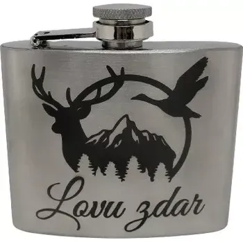 Placatka Myslivecká placatka 130 ml - Lovu zdar (Myslivecká placatka)