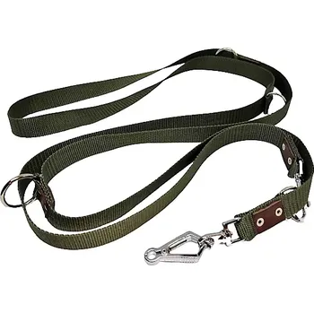 Vodítko pro psa Nylonové vypínací vodítko zelené - 2,5 X 200 cm (Vypínací vodítko)