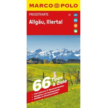 MARCO POLO Freizeitkarte 42 Allgäu, Illertal 1:100.000 - Marco Polo