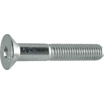 Šroub SCH Šroub zápustná hlava vnitřní 6hran ISO10642 , 8.8 ocel pozink Varianta: Šroub zápustná hlava vnitřní 6hran ISO10642 M3x10, 8.8 ocel pozink