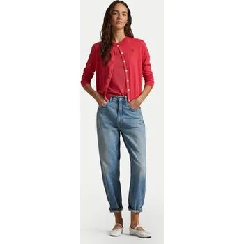 Dámský svetr Polo Ralph Lauren Kardigan 211891672024 Červená Regular Fit XS