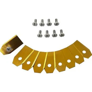 Nůž pro robotickou sekačku Husqvarna Automower | Cramer RM1000, RM1500, RM2000 – 35 mm x 18 mm x 0,75 mm nahrazuje 535138702, 535138802, 577864603