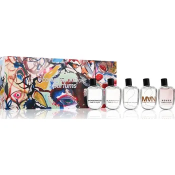 Unisex parfém Comme des Garçons Miniature Discovery Set Comme des Garçons Wonderwood parfémovaná voda 9 ml + Comme des Garçons Blackpepper parfémovaná voda 9 ml + Comme des Garçons 2 parfémovaná voda 9 ml + Comme des Garçons 2 Man toaletní voda 9 ml + Comme des Garçons