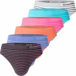 GREENICE Bezešvé pruhové kalhotky GREE-3419 3 ks v balení Velikost: M/L