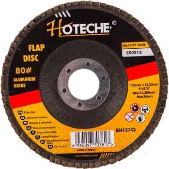 Brusný kotouč Hoteche Lamelový brusný kotouč 125 mm, P80 - HT550313