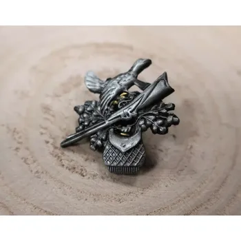 Odznak - tetřev stříbrný (Myslivecká ozdoba)