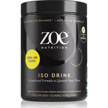 Iontový nápoj ZOE Iso Drink rehydratační iontový nápoj v prášku příchuť Lemon - Lime 300 g