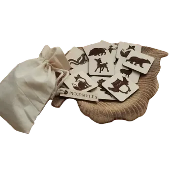 Pexeso Dřevěné pexeso - les (Dřevěné pexeso)