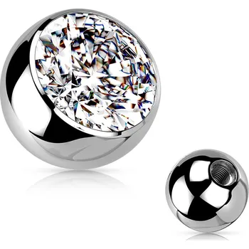 Piercing Šperky4U Náhradní kulička TITAN, závit 1,6 mm - TIT1195C-1605