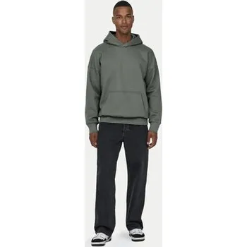 Pánské džíny Only & Sons Jeansy Fade 22026778 Černá Loose Fit 34_30