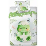 Faro Tekstylia Povlečení do postýlky DINO 100x135 cm, 40x60 cm, Bavlna + Prodloužená možnost vrácení zboží do 50 dnů