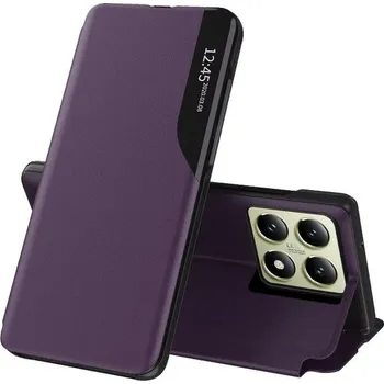 Pouzdro na mobilní telefon Eco Leather View Case, Xiaomi 14T, fialové