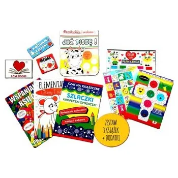 První čtění Przedszkole w domu. Już piszę. Zestaw 3 książek - Agnieszka Wileńska